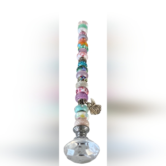 4 Handmade Colorful Beaded Plant Stakes. New! - Picture 9 of 14